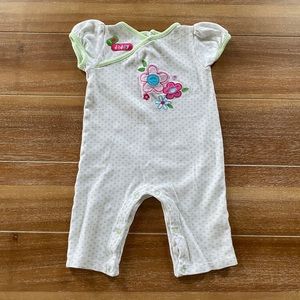 Carter’s white and green short sleeve jumper